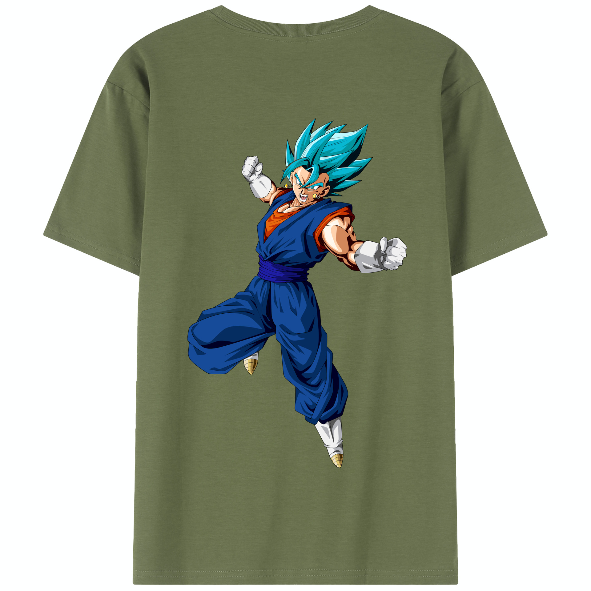 （画像用） ドラゴンボール ベジット DRAGON BALL Vegetto 綿100％半袖Tシャツ（背面プリント）